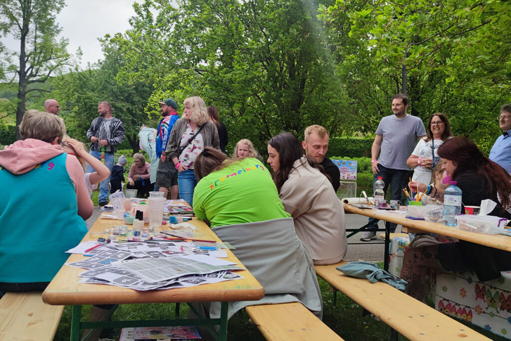 Zum diesjährigen Hofwiesenparkfest war auch ...